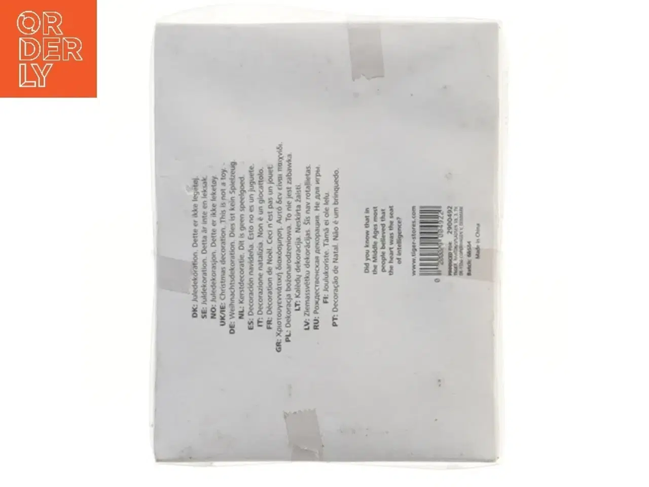 Billede 2 - Sæt med julefigurer i dekoration emballage fra Tiger (str. 14x11 cm)