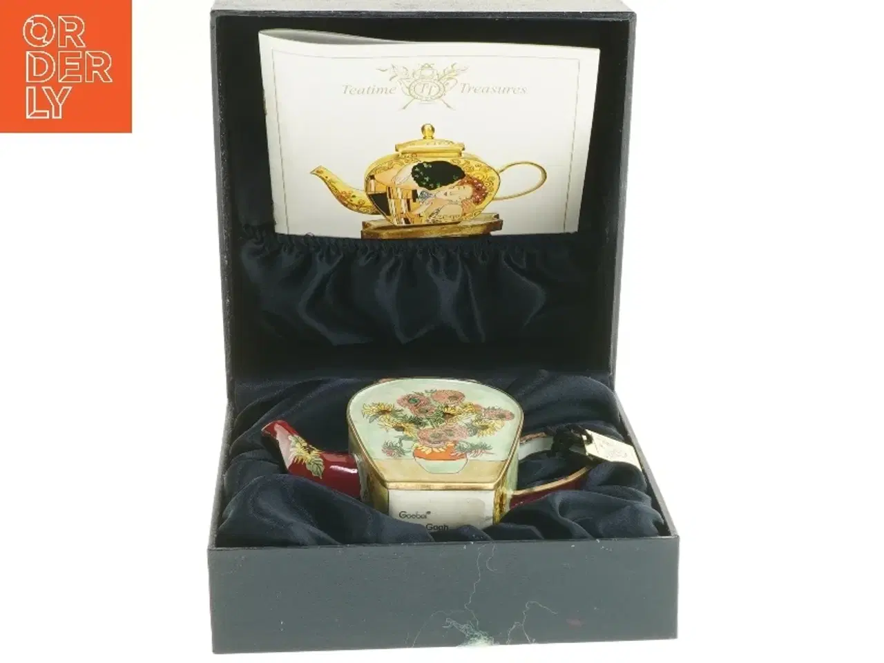 Billede 3 - Dekorativ tekande fra Goebel (str. 10x12 cm)