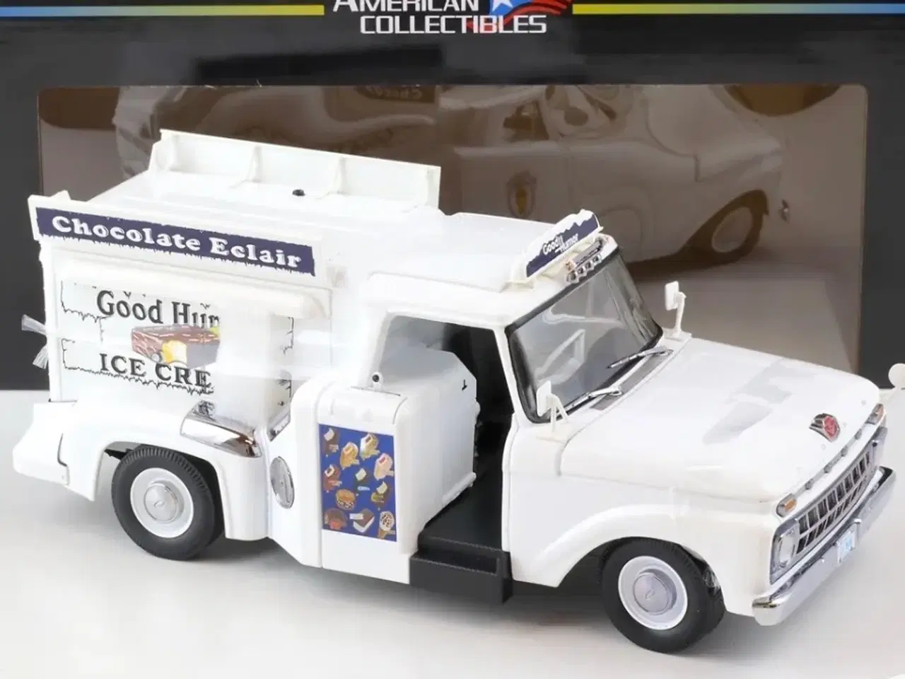 Billede 2 - 1:18 Ford F-100 ICE Cream Truck 1965