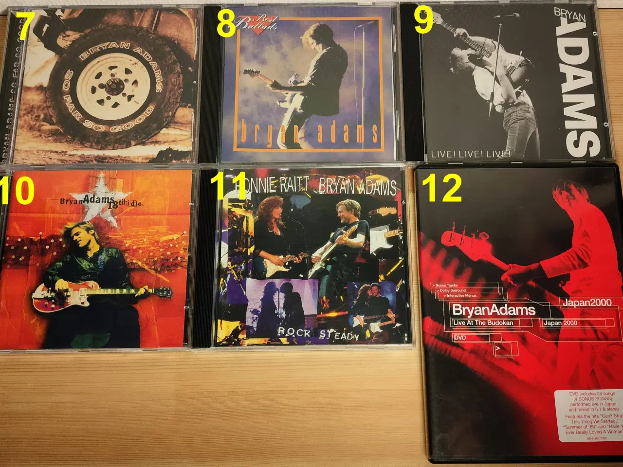Billede 2 - Bryan Adams: 12 Titler