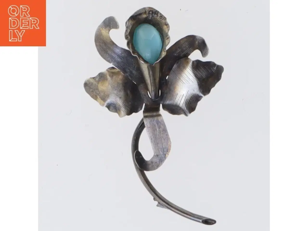 Billede 1 - Vintage broche i blomsterdesign (str. 5,5 cm 5 60)
