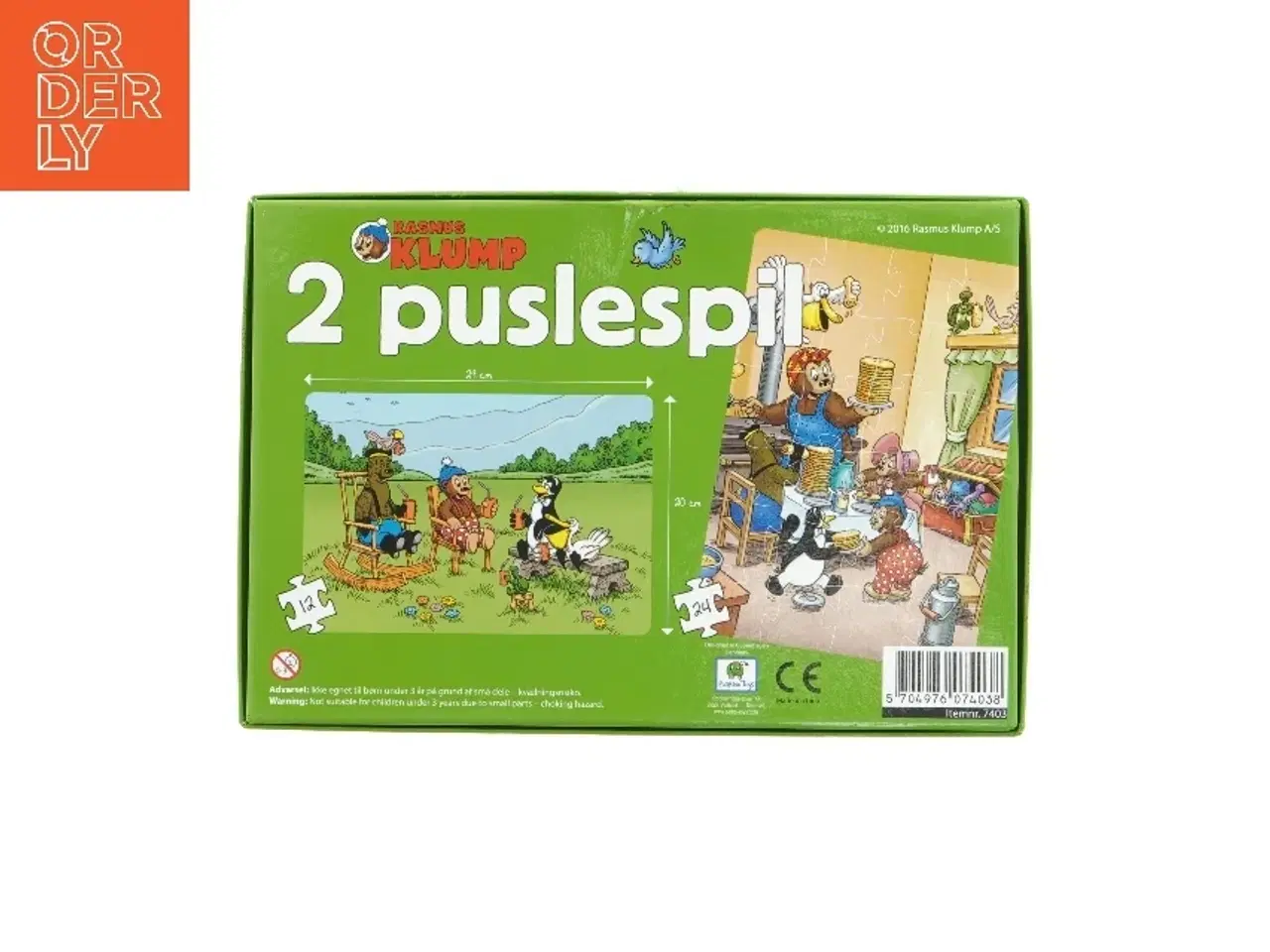 Billede 3 - Rasmus Klump puslespil fra Rasmus Klump (str. 20 x 29 cm)