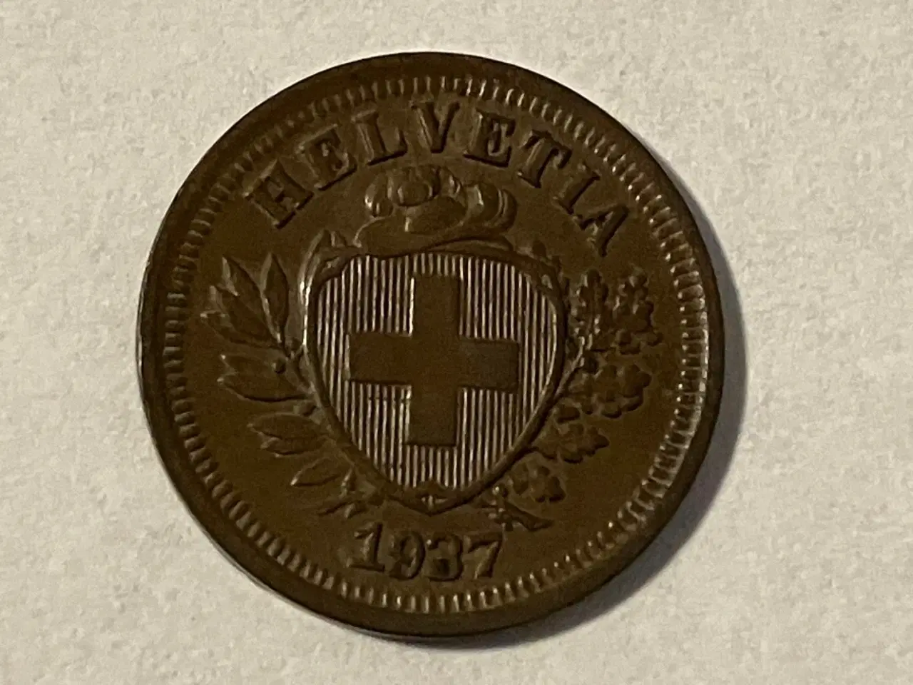 Billede 1 - 1 Rappen Switzerland 1937