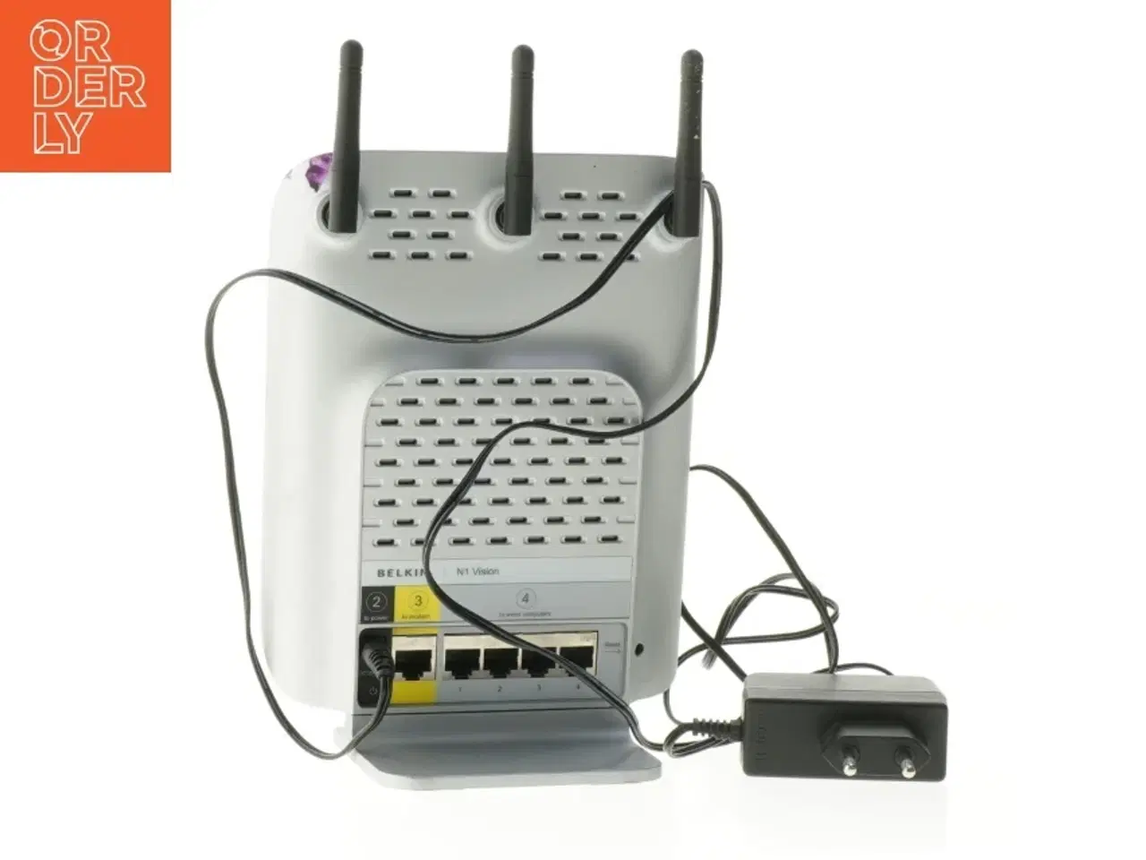Billede 2 - Belkin N1 Vision Trådløs Router fra Belkin (str. 25x16 cm)