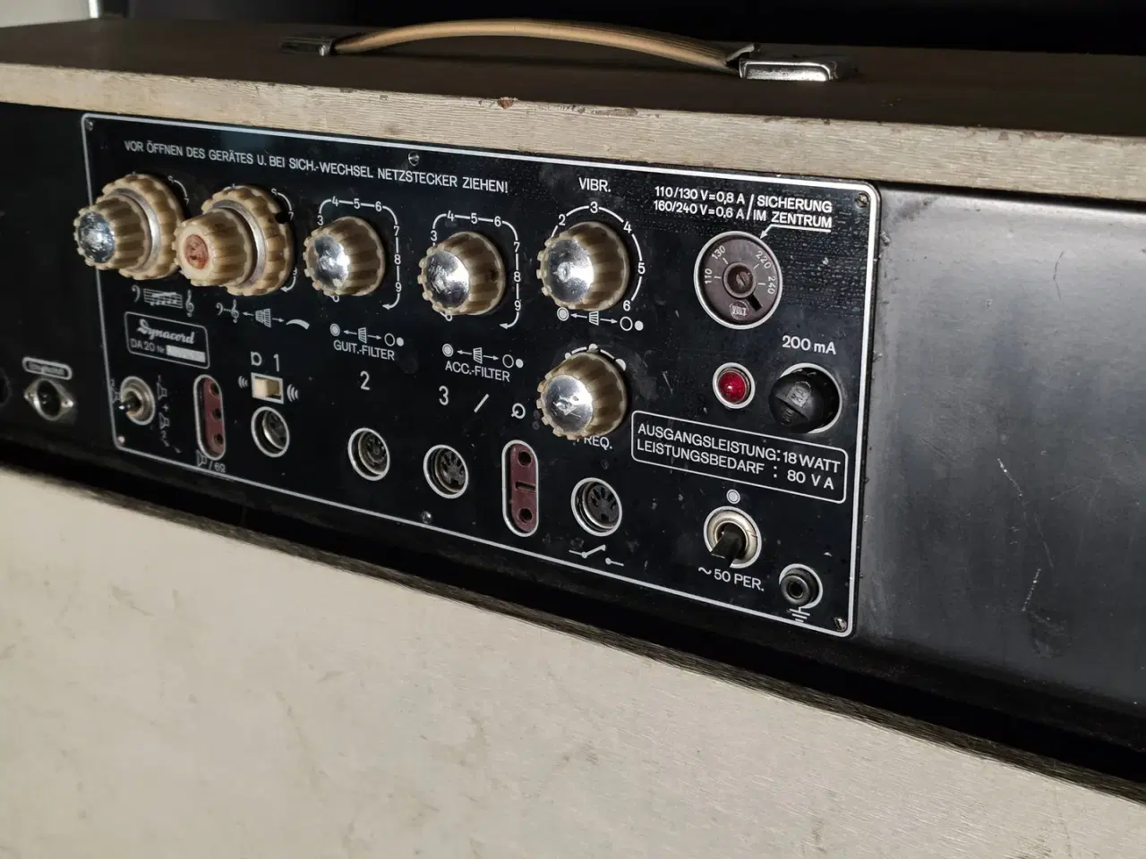 Billede 5 - Vintage Dynacord DA 20 rørforstærker – fungerer