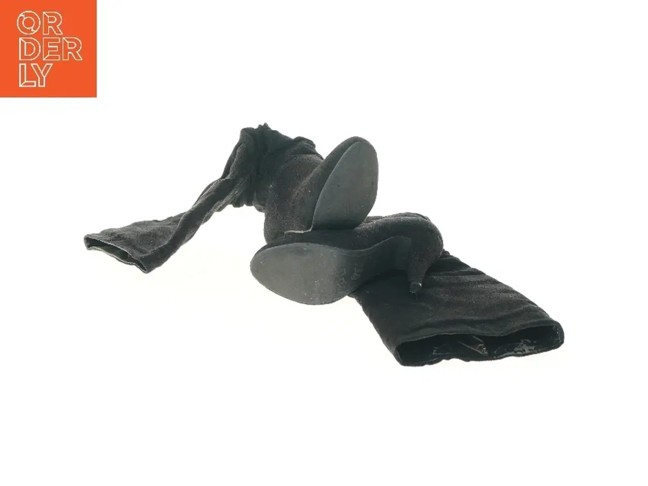 Billede 5 - Sort højhælet støvle (str. 37 )