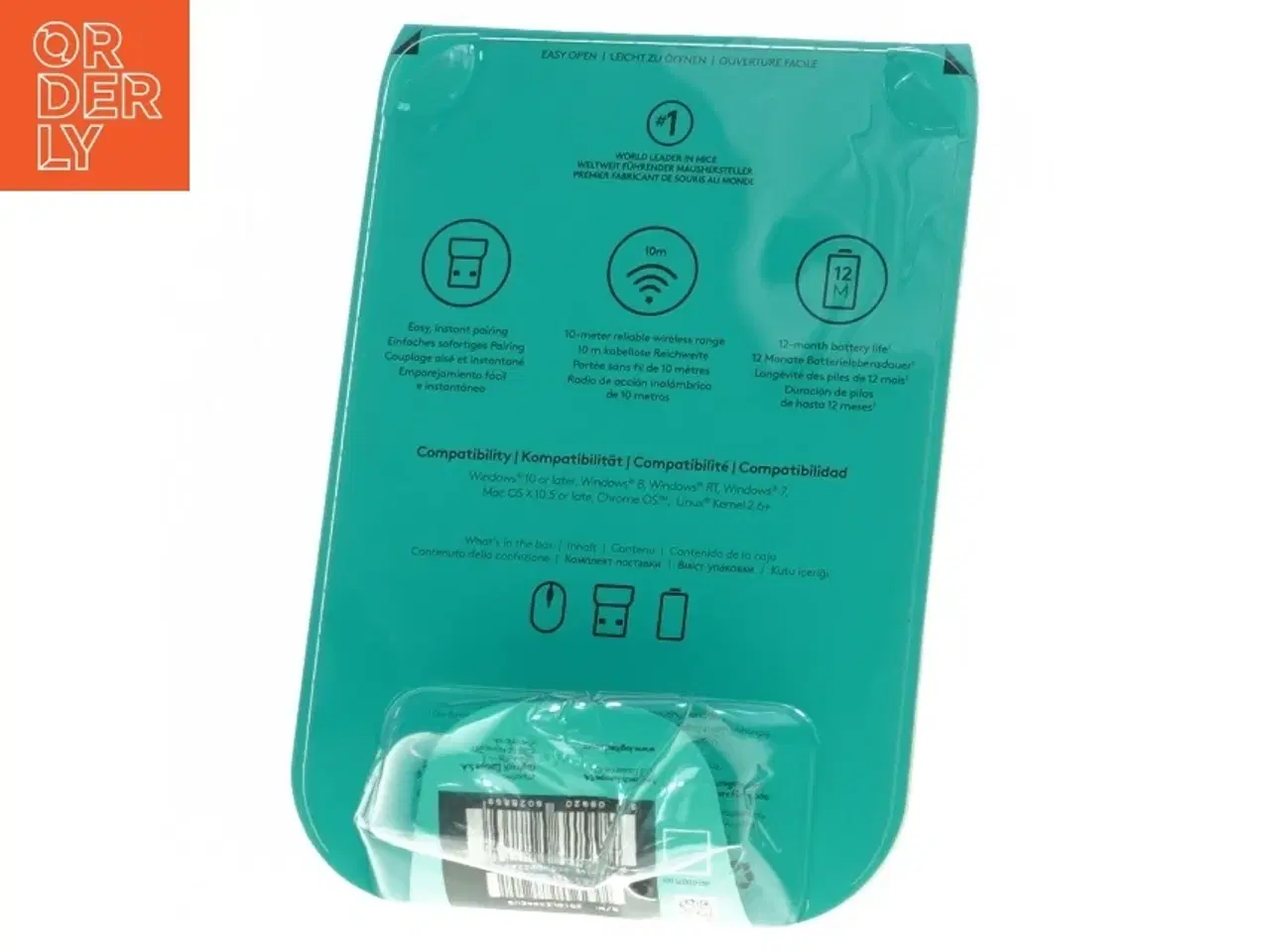 Billede 2 - Logitech M185 Trådløs Mus fra Logitech (str. 19 x 12 cm)
