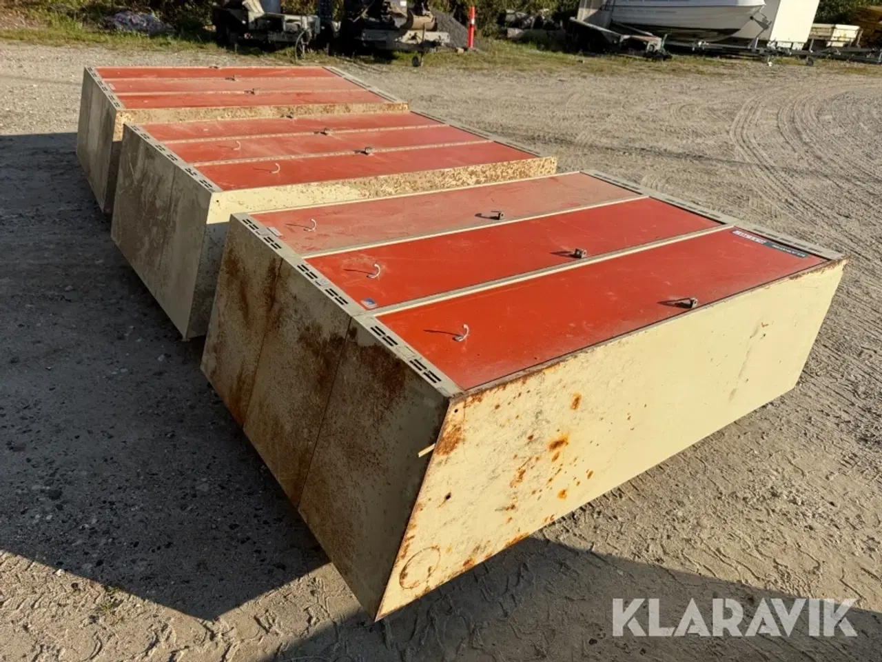 Billede 4 - Stålskabe 3 låger 3stk.