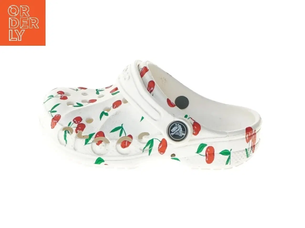 Billede 1 - Crocs til børn med kirsebærprint fra Crocs (str. længde 19 )