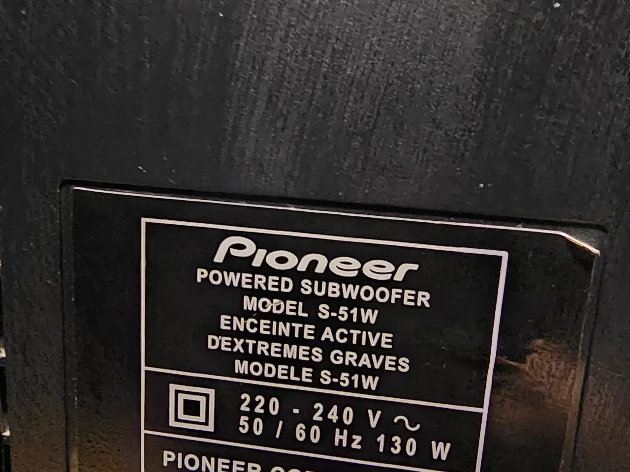 Billede 5 - Subwoofer Pioneer 