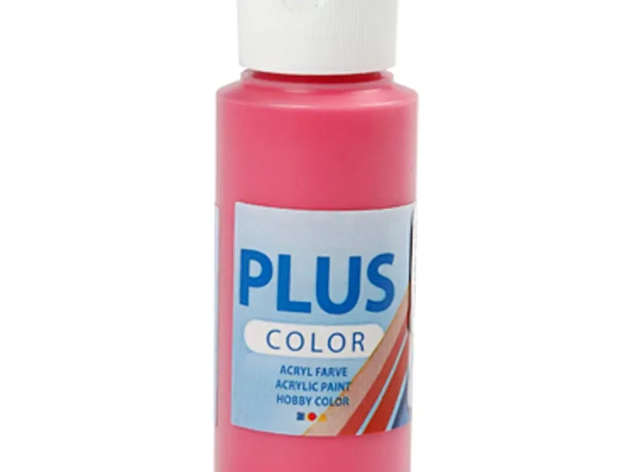 Billede 1 - Plus Color Hobbymaling Primær Rød 60ml - Hurtig Tørring