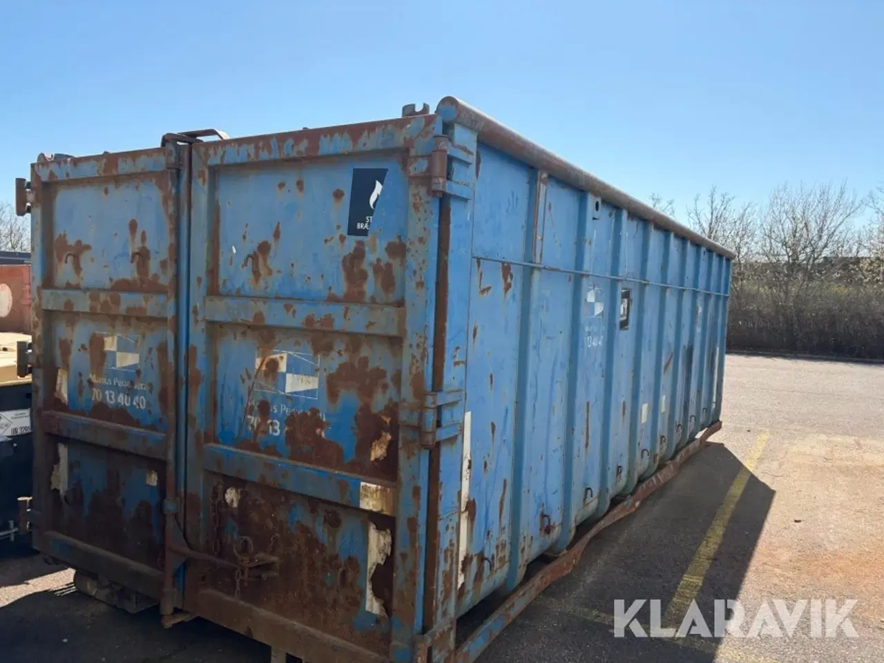 Billede 3 - Åben container med dobbelt bagdør