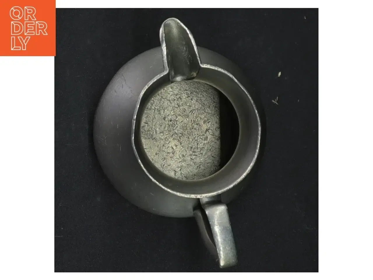 Billede 4 - Flødekande i tin (str. 11 cm)