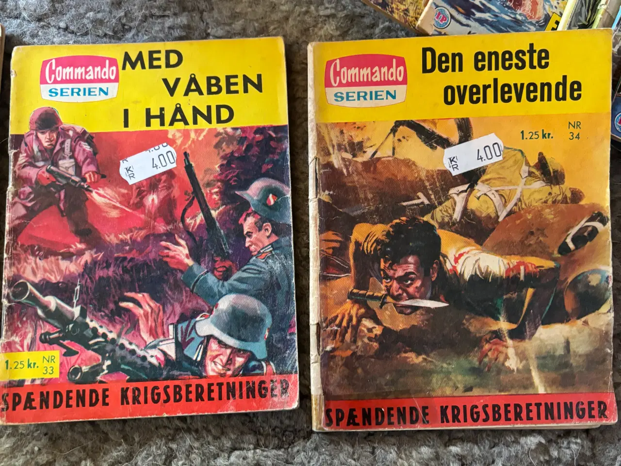 Billede 3 - 216 commando tegneserie blade sælges samlet 