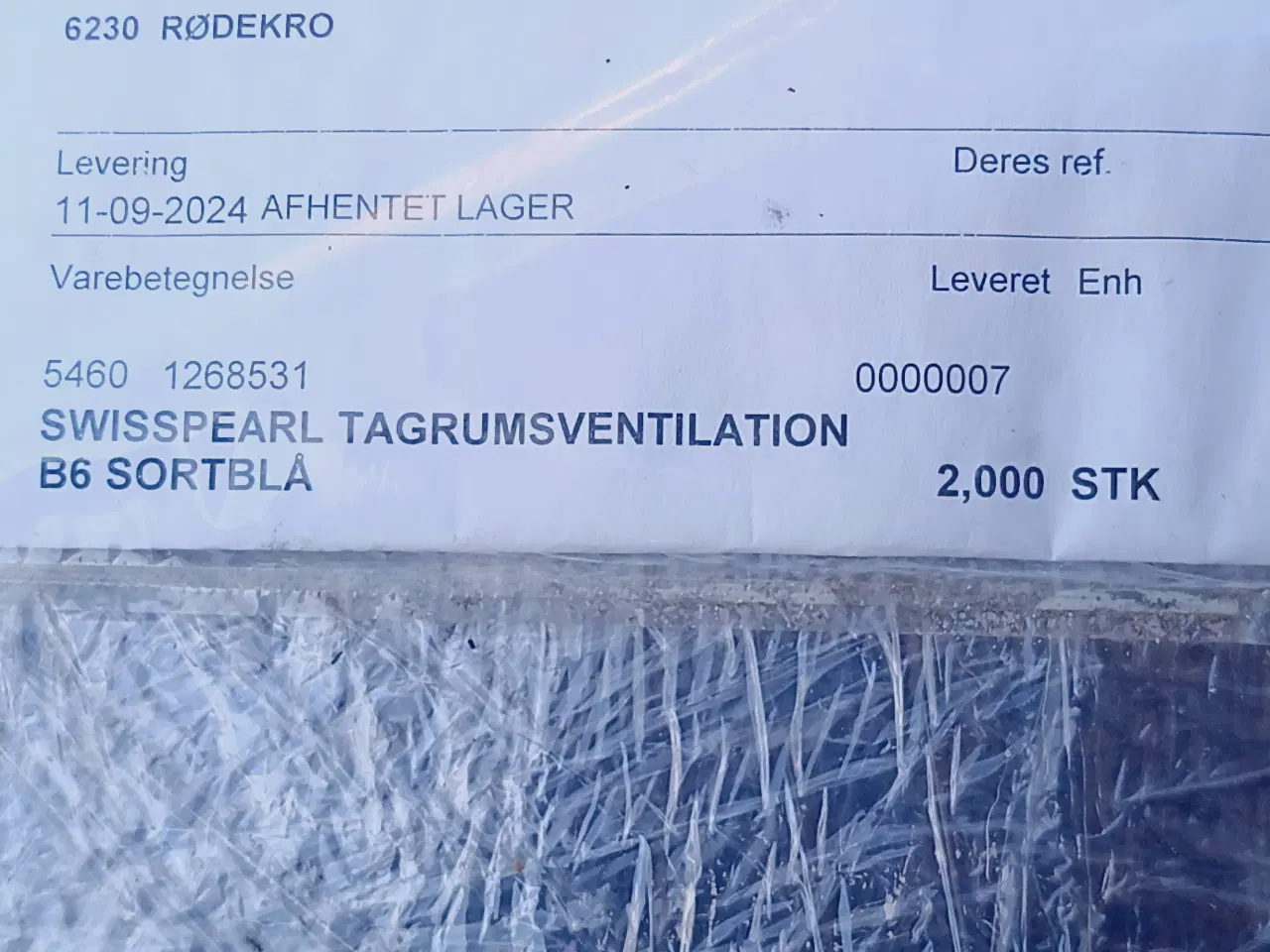 Billede 1 - Swisspearl tagrumsventilationB6 