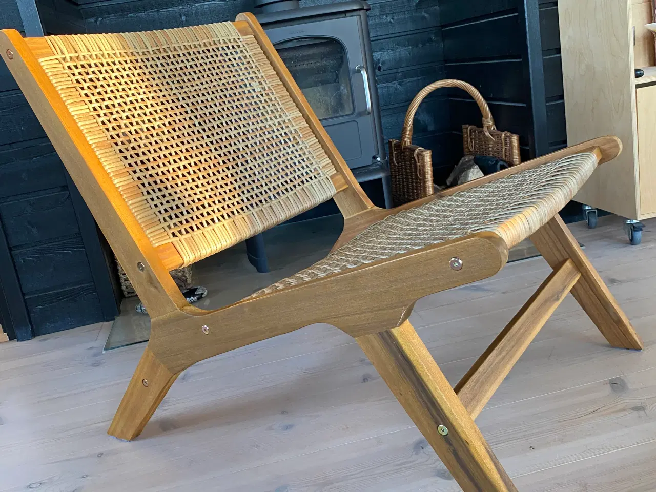 Billede 3 - Loungestol i akacietræ 