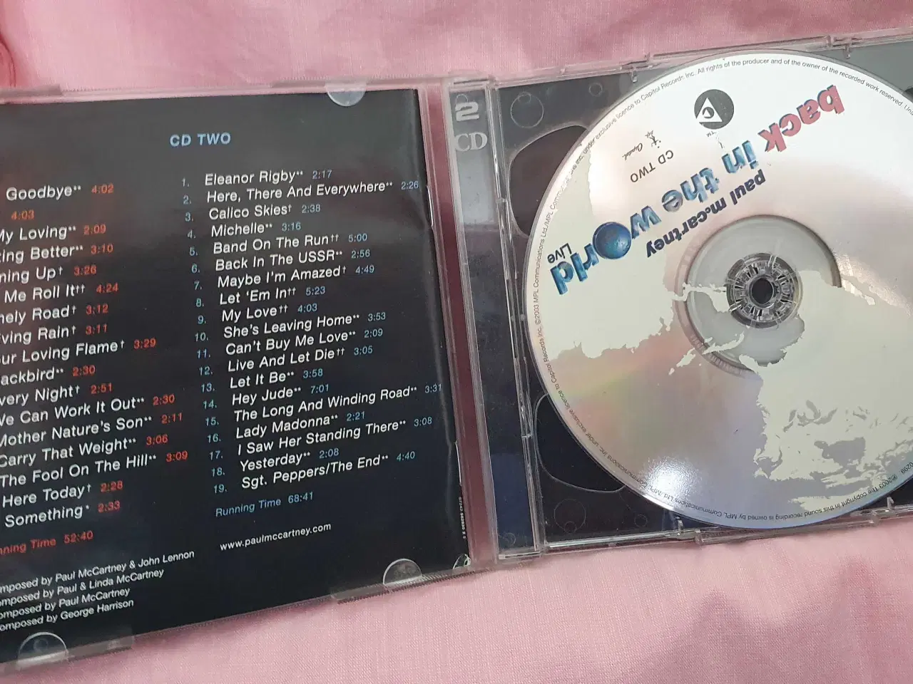 Billede 2 - Poul MC cartney  dobbelt cd