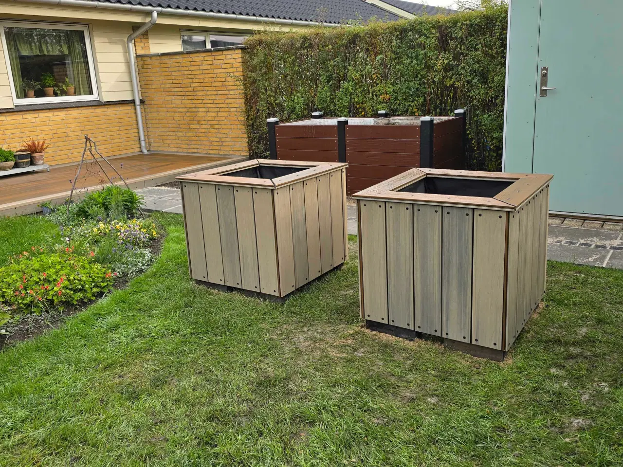 Billede 3 - Blomster kumme - Håndlavet plantekasse