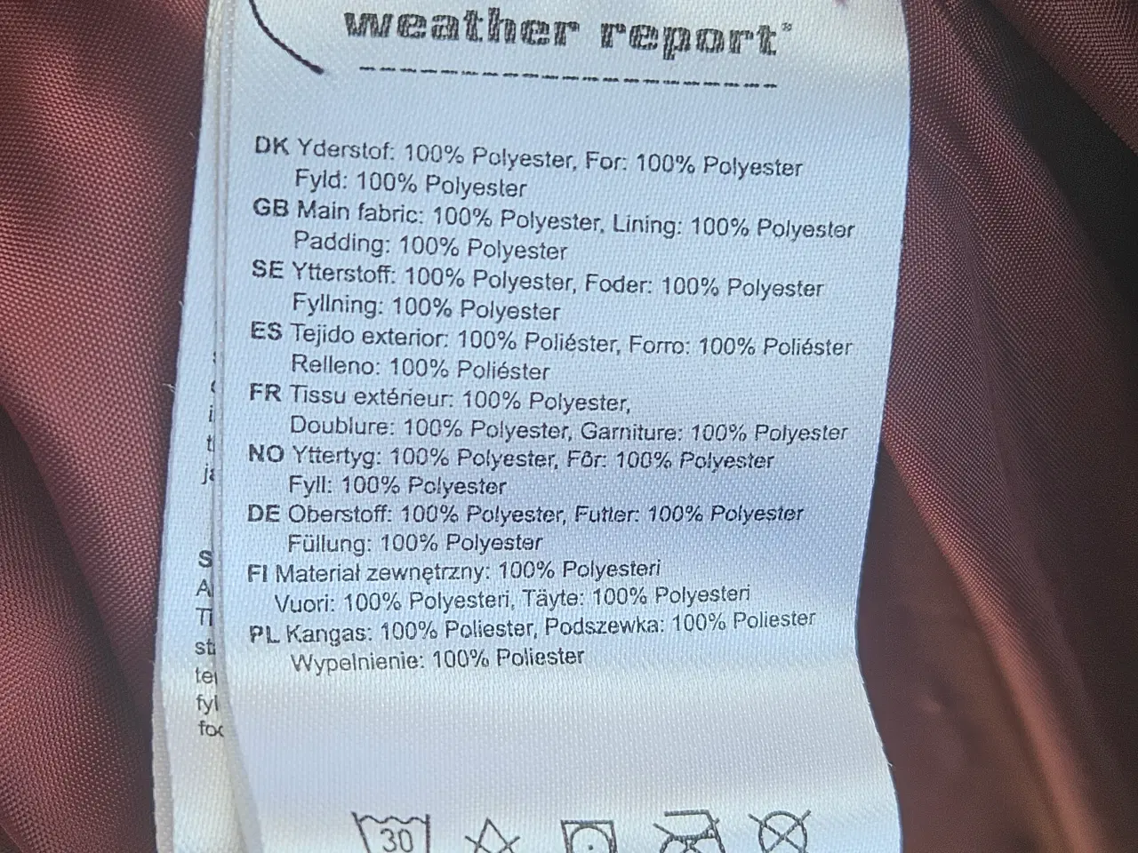 Billede 8 - WEATHER REPORT LET VATTERET JAKKE 
