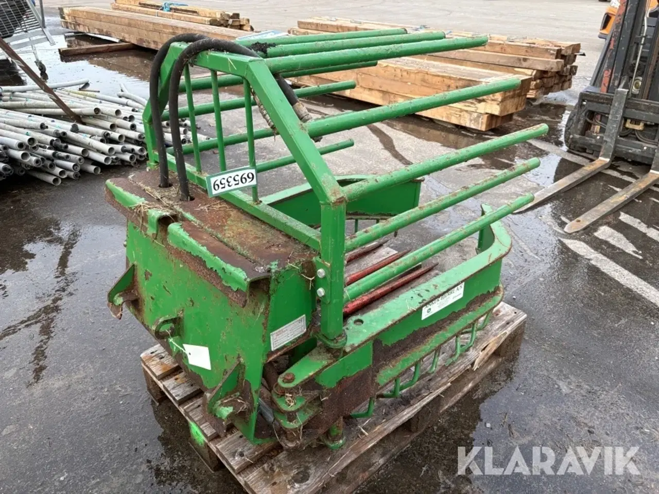 Billede 5 - Lot: halmopsamler og halmrive Aalborg maskinfabrik Opsamler og HRS 13 2 maskiner