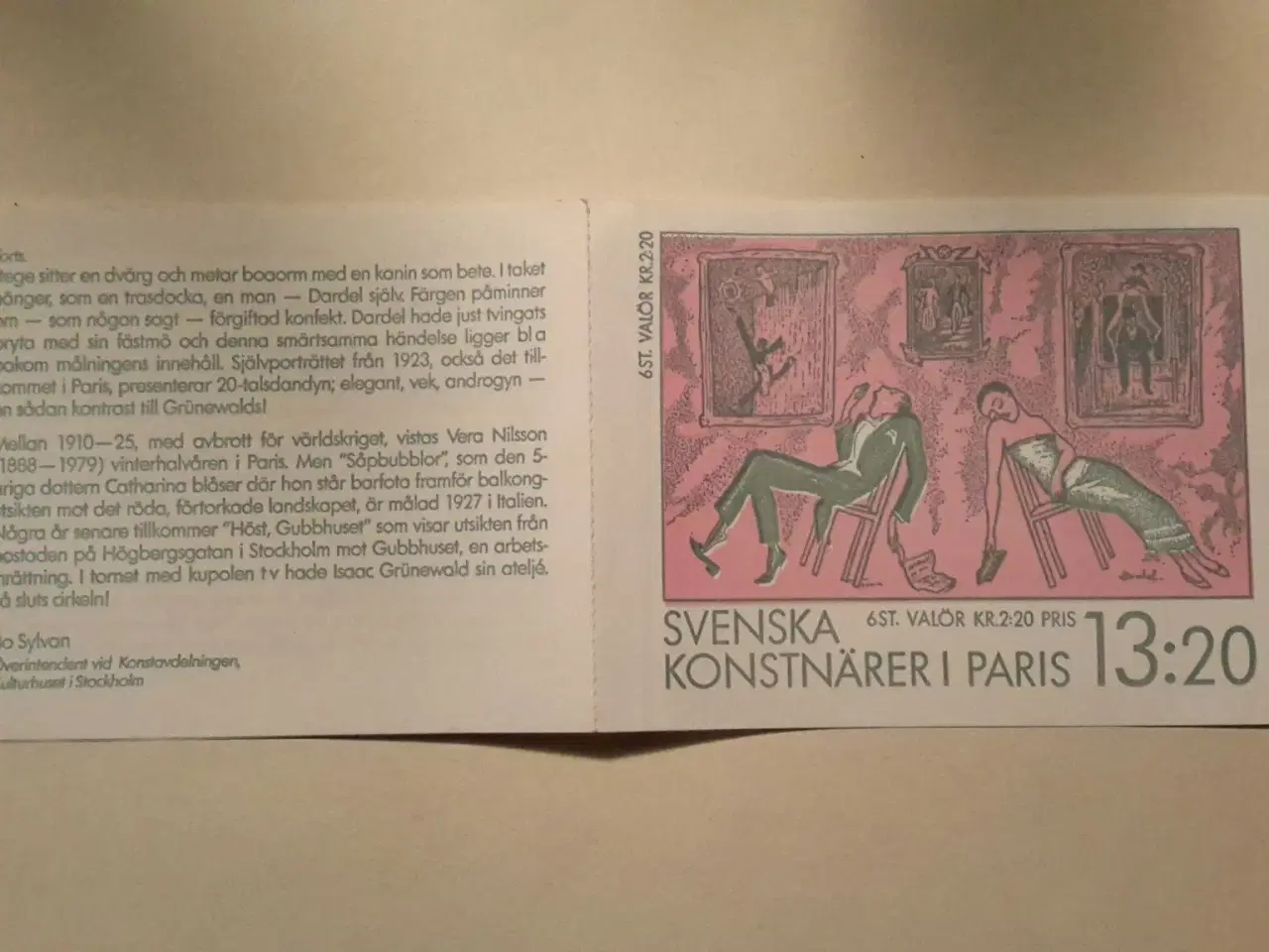 Billede 1 - Sverige frimærkehefte