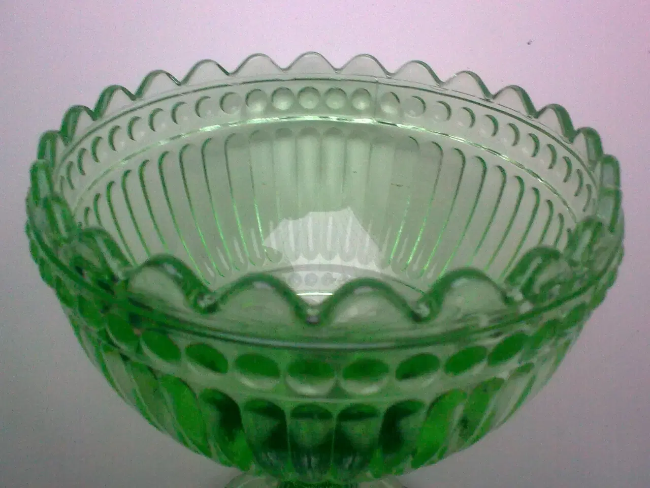 Billede 2 - Marimekko opsats glasskål lys grøn