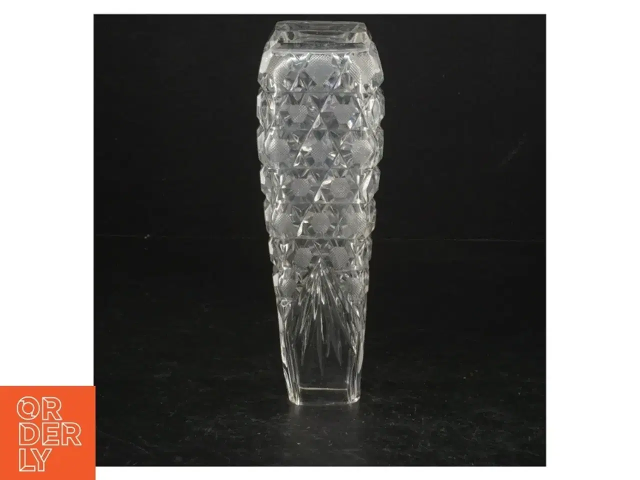 Billede 2 - Krystalglas vase (str. 17 cm)