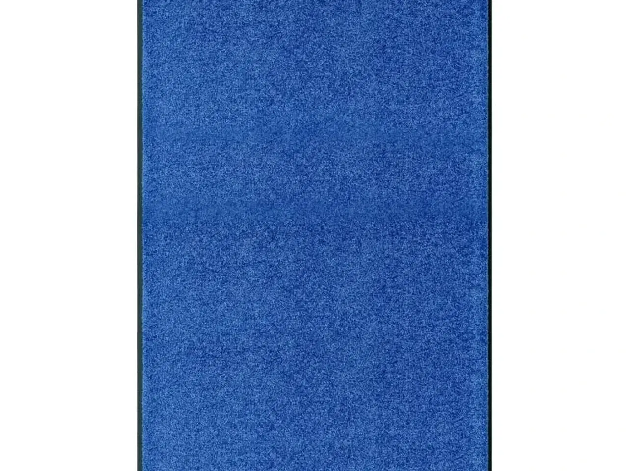 Billede 1 - Vaskbar dørmåtte 90x150 cm blå