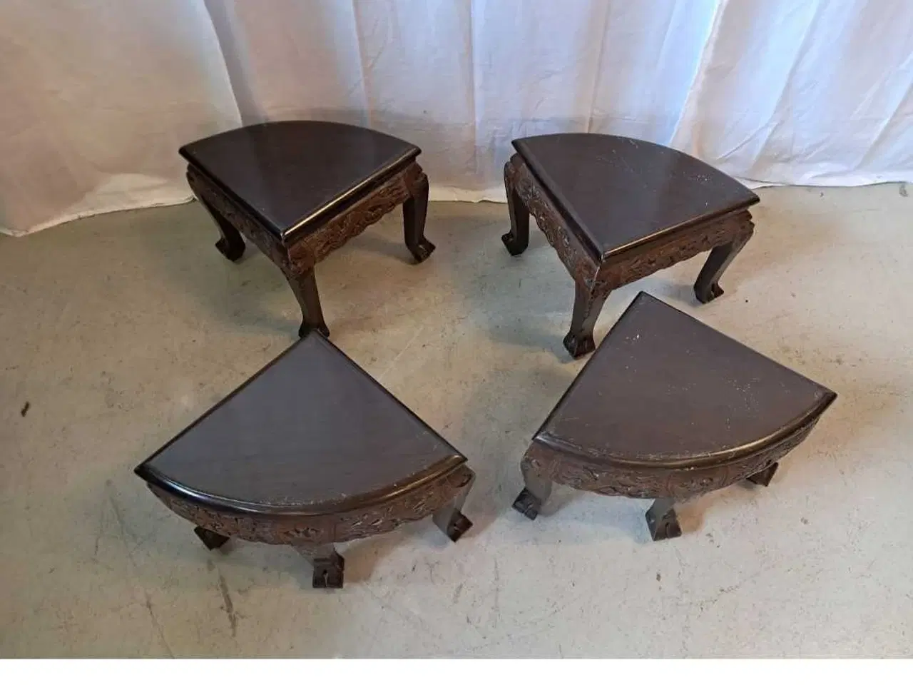 Billede 3 - kinesisk te bord med skamler