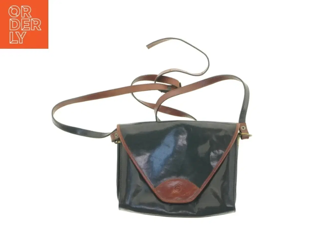 Billede 1 - Lædertaske (str. 23 x 19 cm)