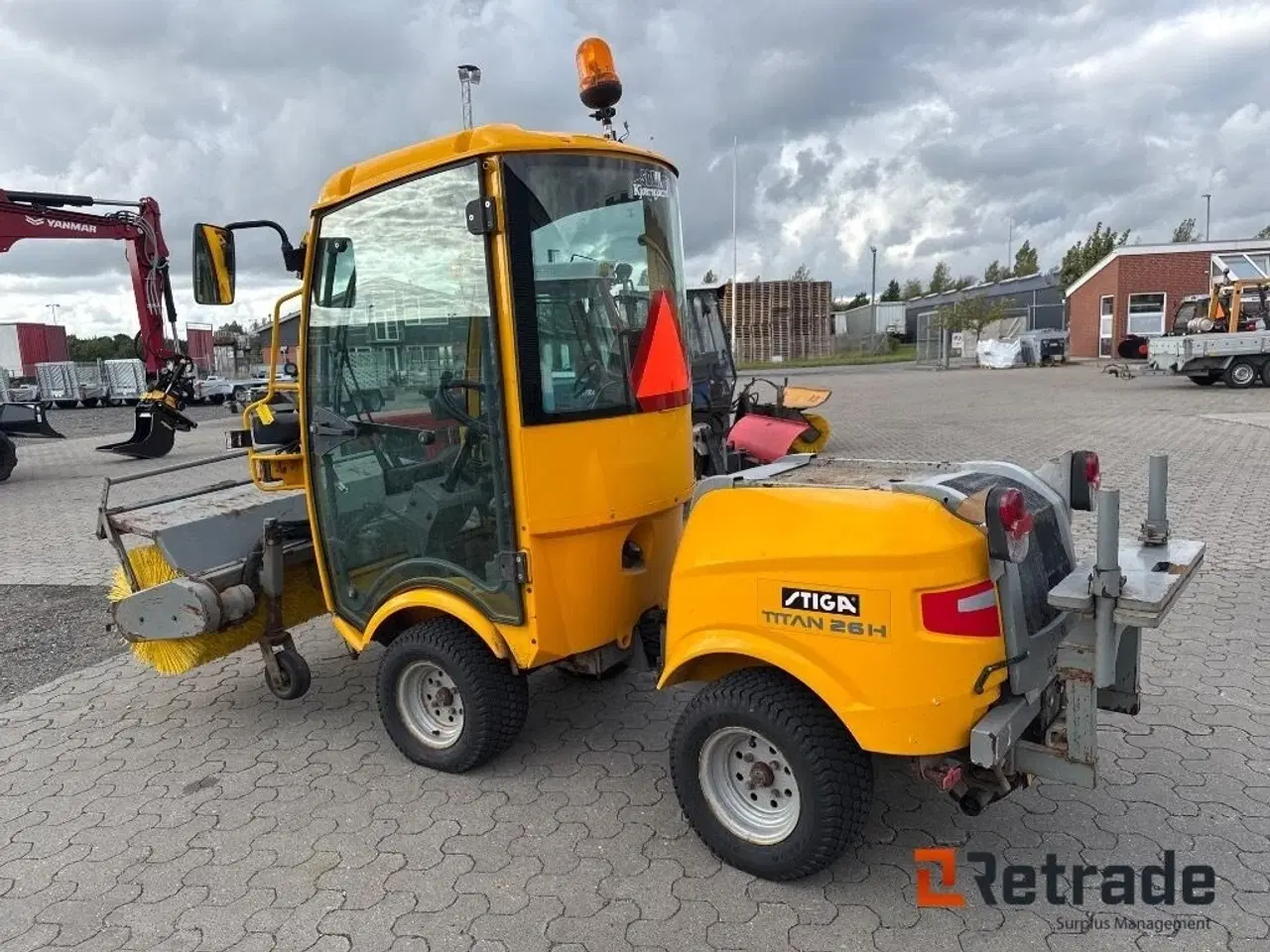 Billede 4 - Stiga Titan 26H Med STIGA TA801 Kost