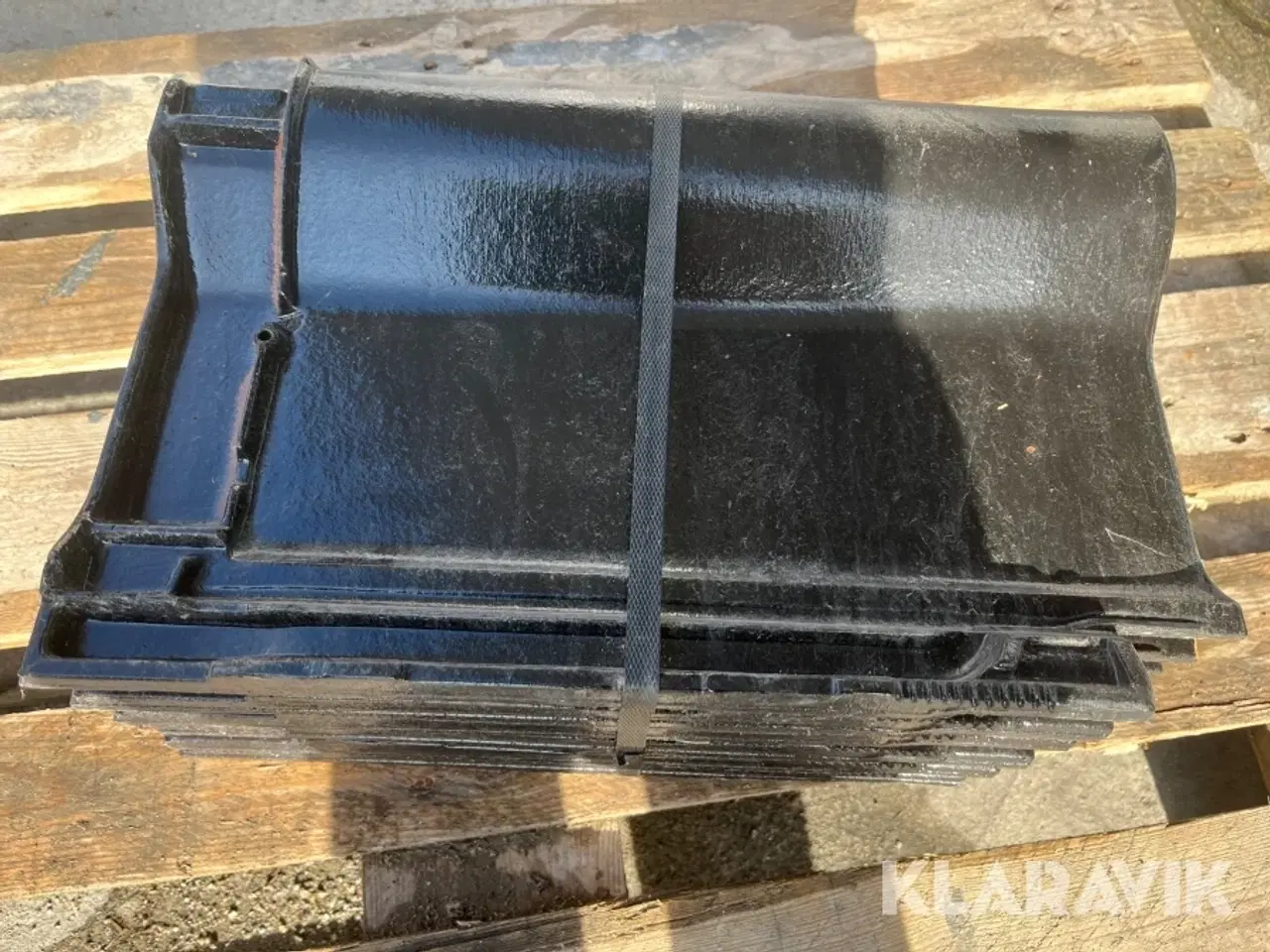 Billede 3 - Tegl Tagsten ABC Modena Carbon farve 1 Palle