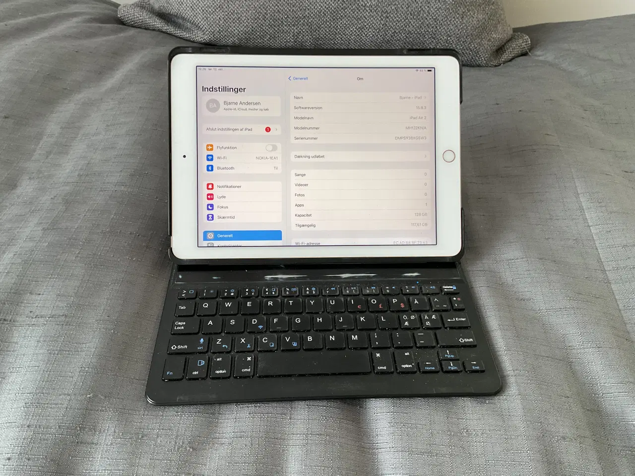 Billede 1 - iPad Air 2 128 gb med tastatur 