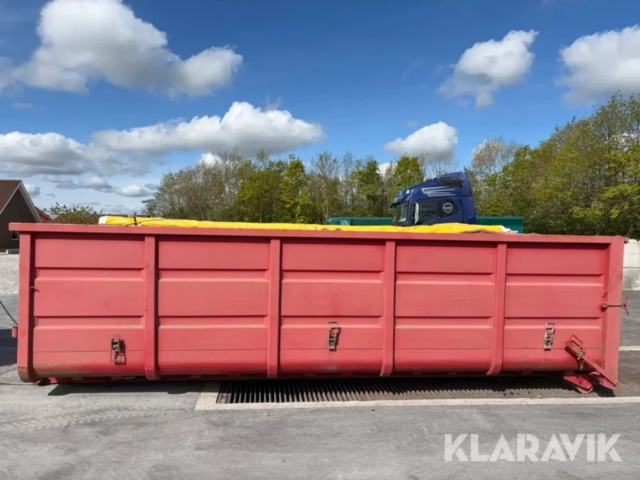 Billede 2 - Ladcontainer åben Micodan med rullepressining korntæt