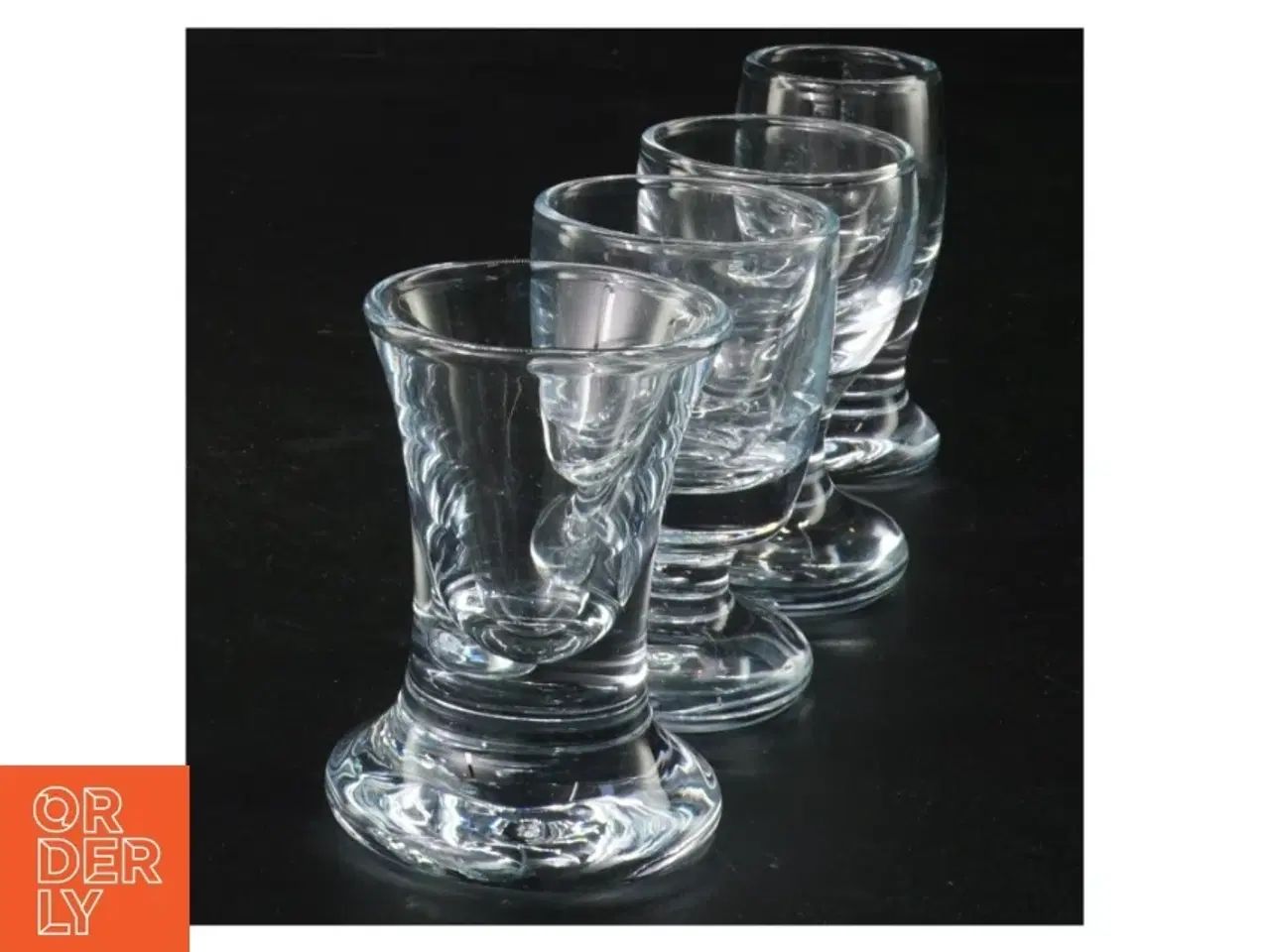 Billede 1 - Glas, Holmegaard (4 styk &#225; str. 7 cm)