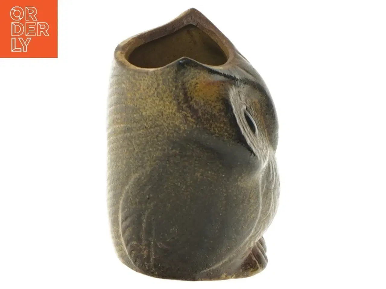 Billede 5 - Ugleformet keramikpotte/vase (str. 10 cm)