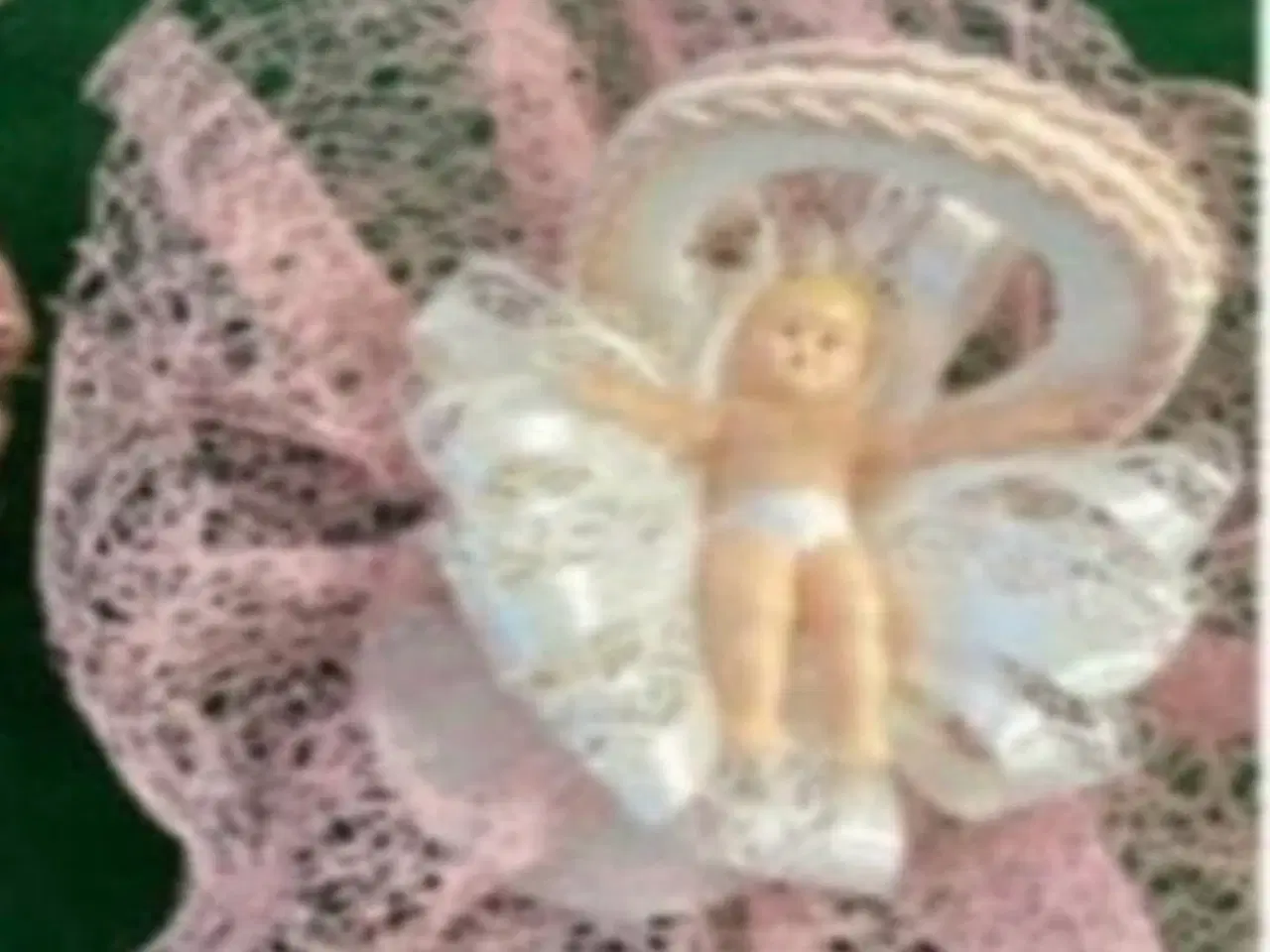 Billede 10 - Nord pynt til barnedåb lyserød