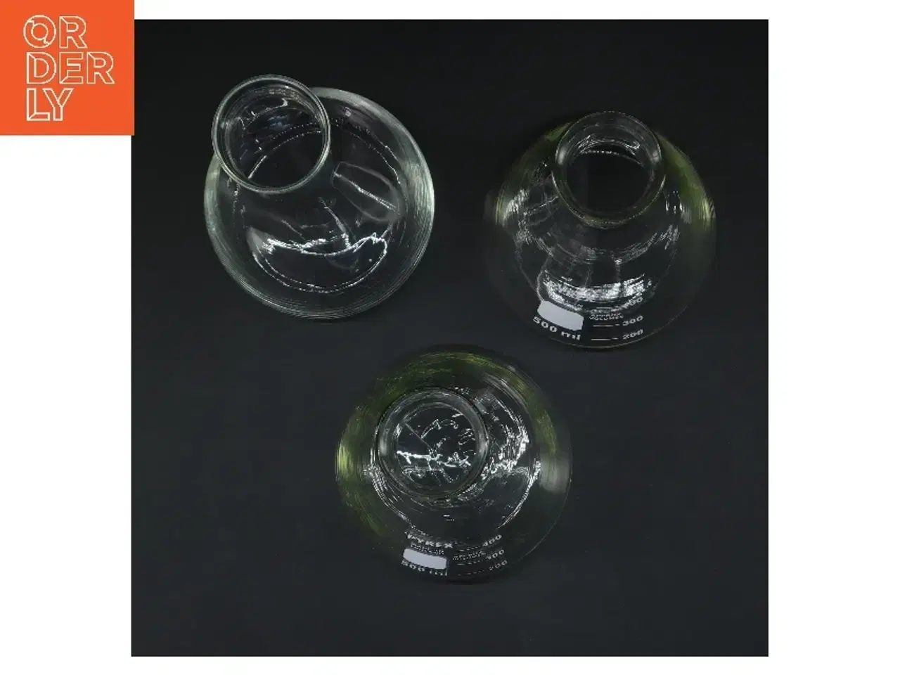 Billede 2 - Pyrex Erlenmeyer kolber, 500 ml fra Pyrex (str. 3 stk 17,5 cm)