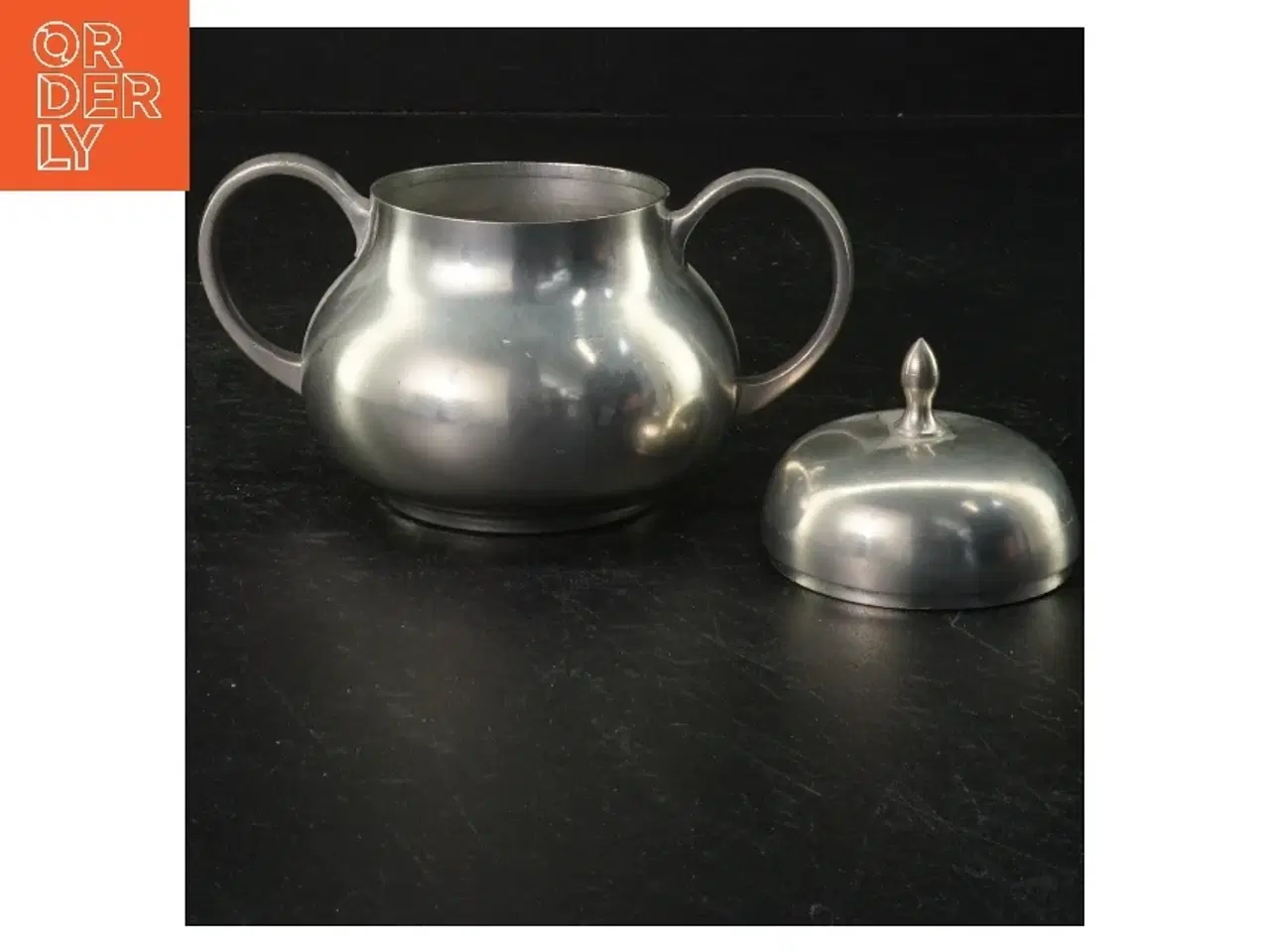 Billede 3 - Hollandsk sukkerskål I tin