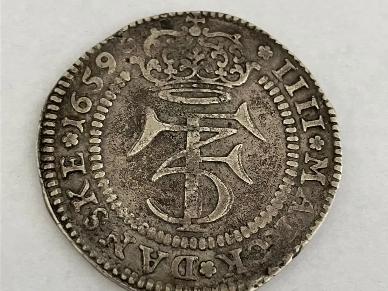 Billede 1 - 4 Mark / Krone 1659 H 95A