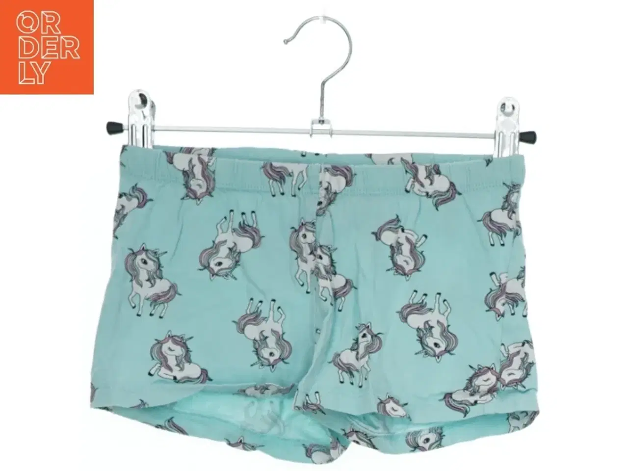 Billede 1 - Børne shorts med enhjørning print fra H&M (str. 116)