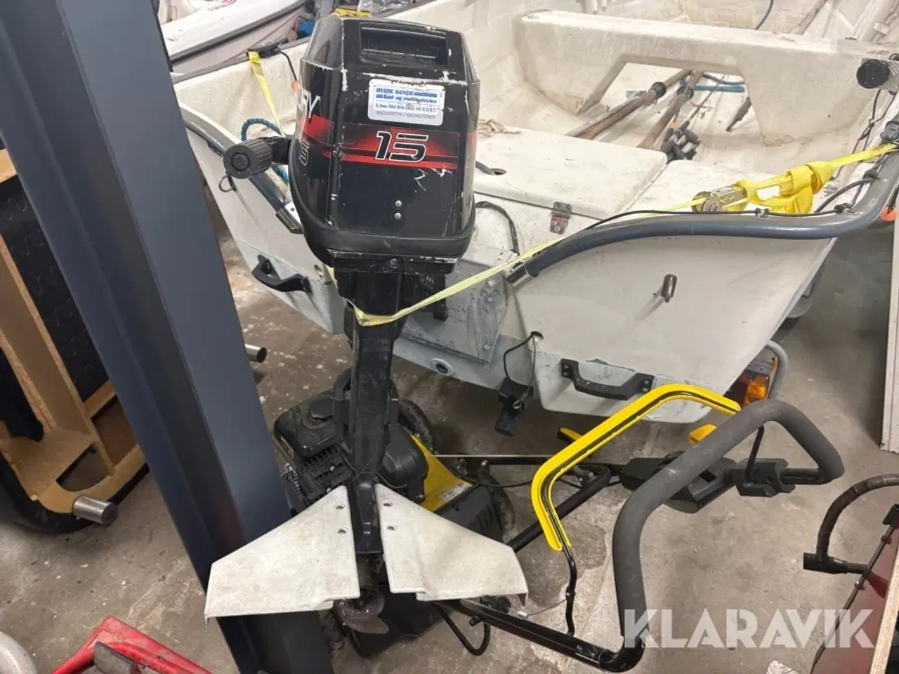 Billede 10 - Fiskerjolle + bådtrailer