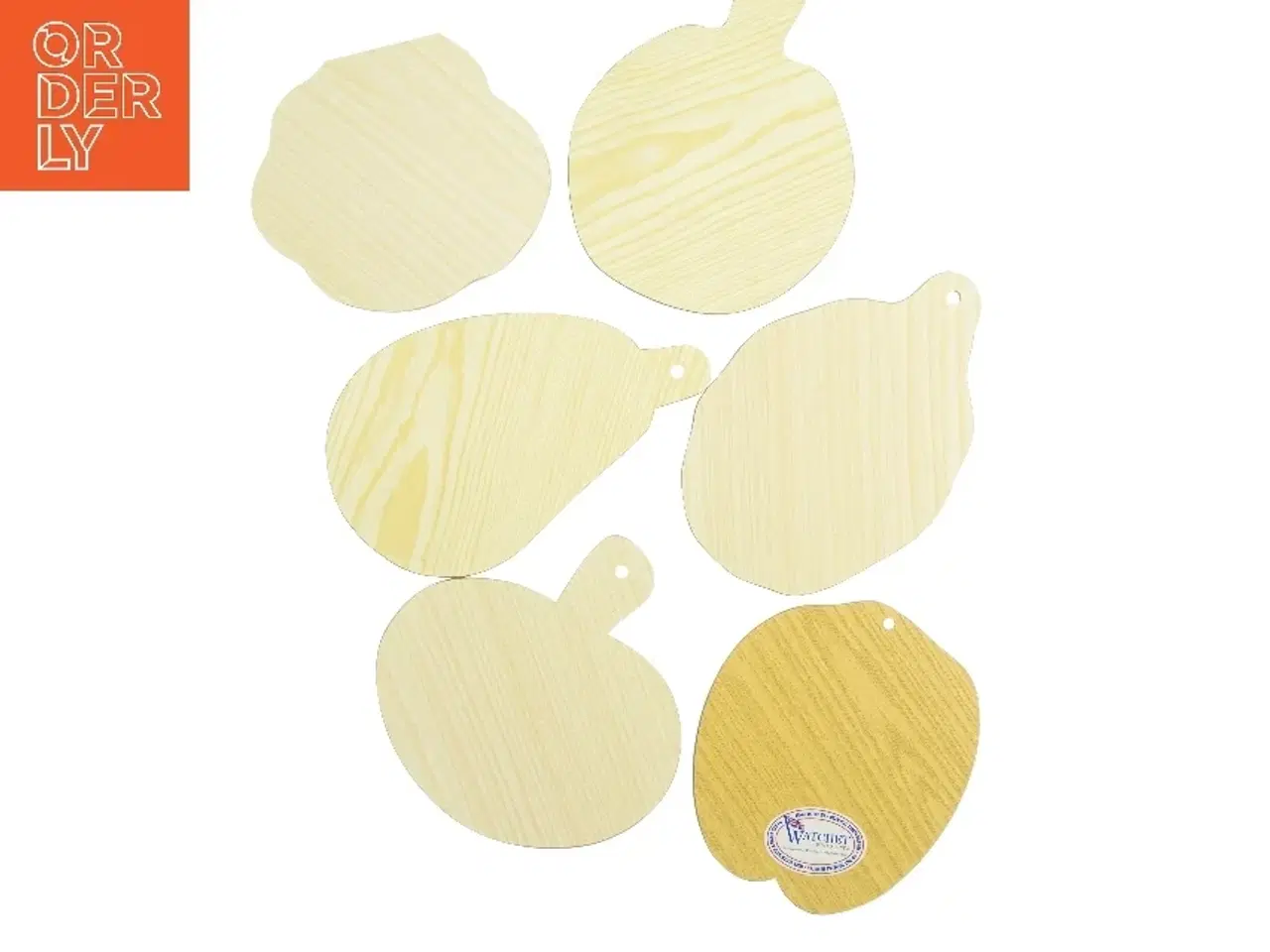 Billede 4 - Træbakker med grøntsagsmotiver