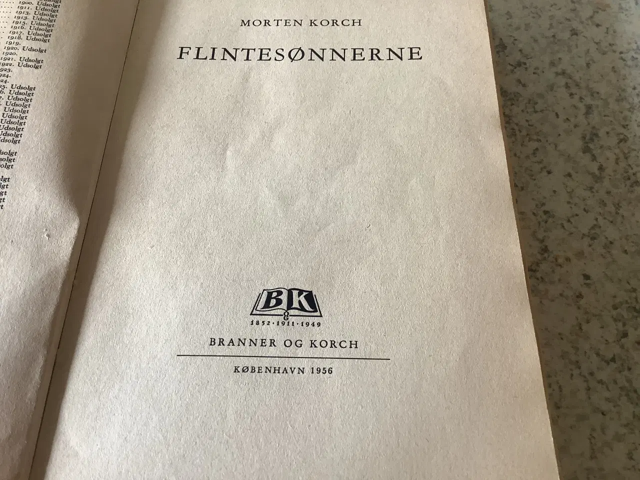 Billede 3 - Morten Korch “Flintesønnerne” 1956