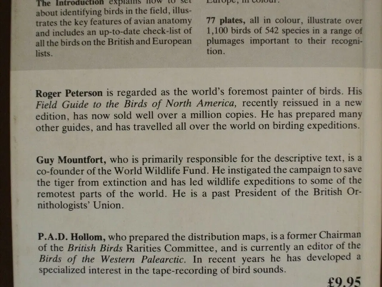 Billede 4 - a field guide to the birds of britain and europe, 