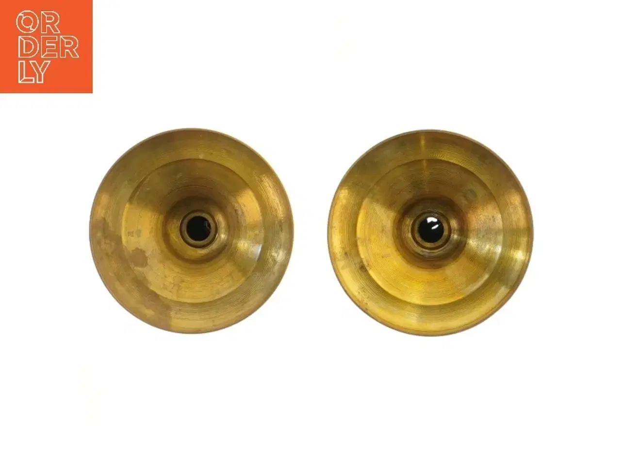 Billede 3 - Messing lysestager (str. 21 cm)