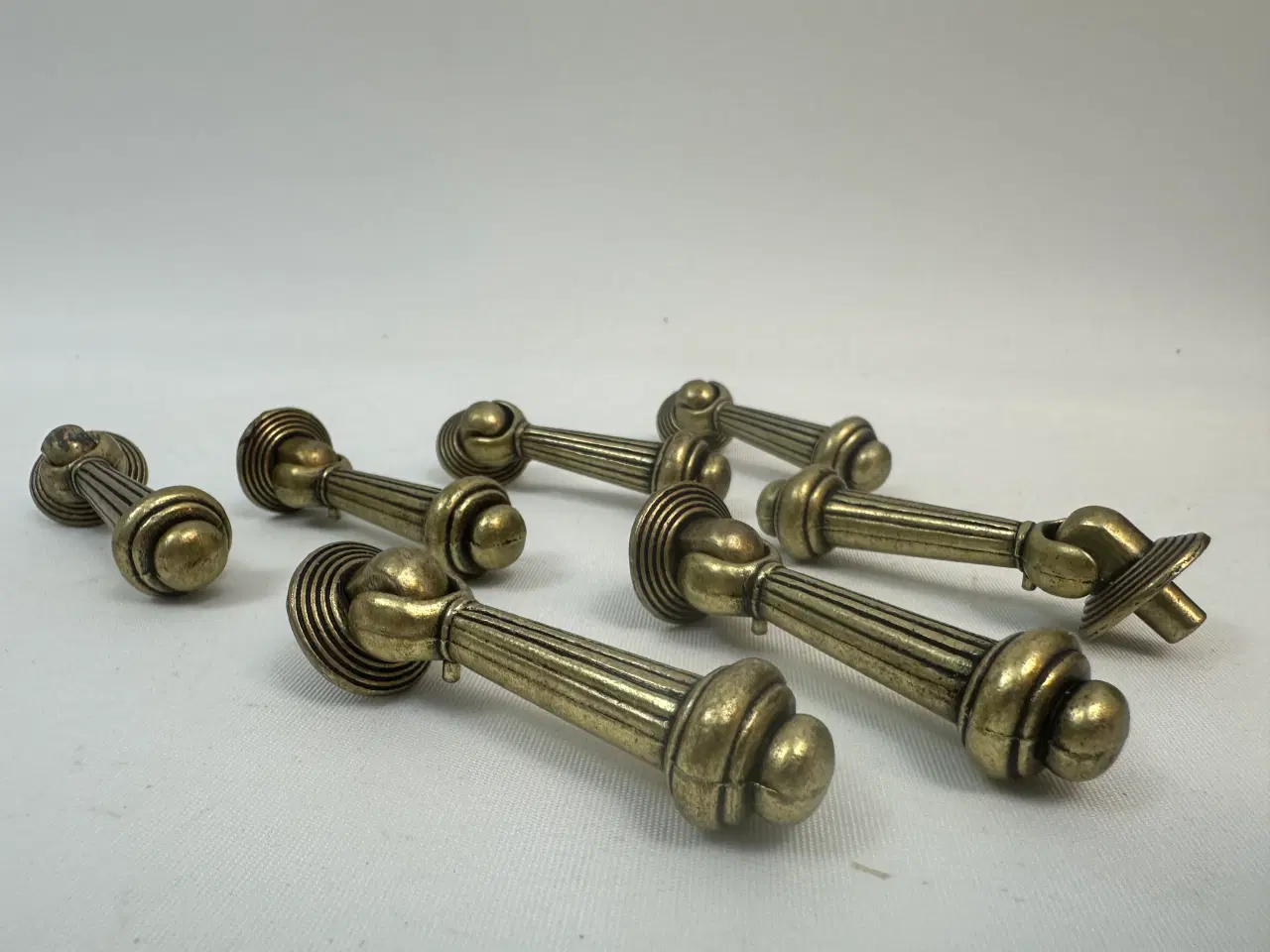 Billede 2 - 7 stk. vintage greb i messing