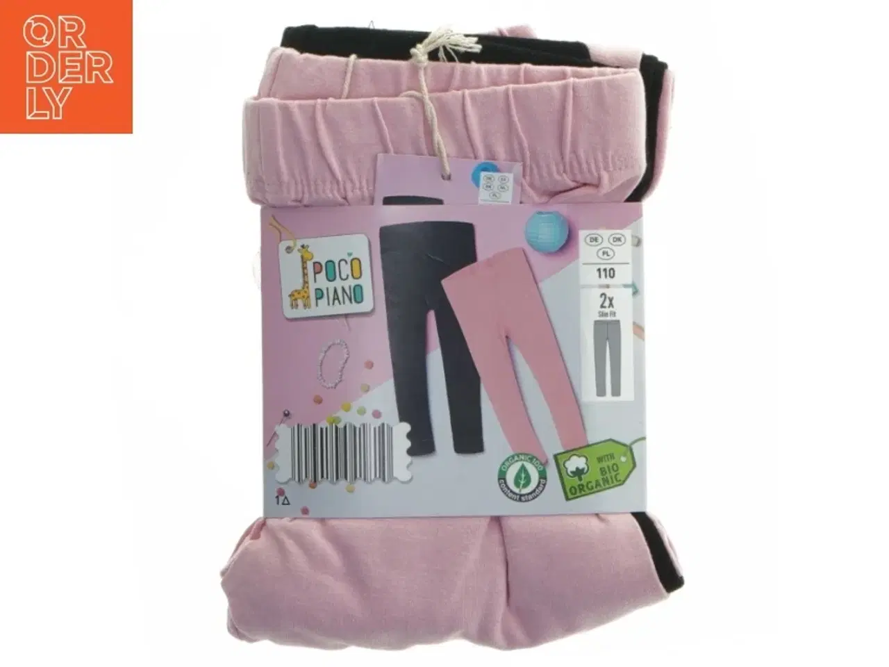 Billede 1 - Børneleggings 2-pak fra Poco Piano (str. 5 år)