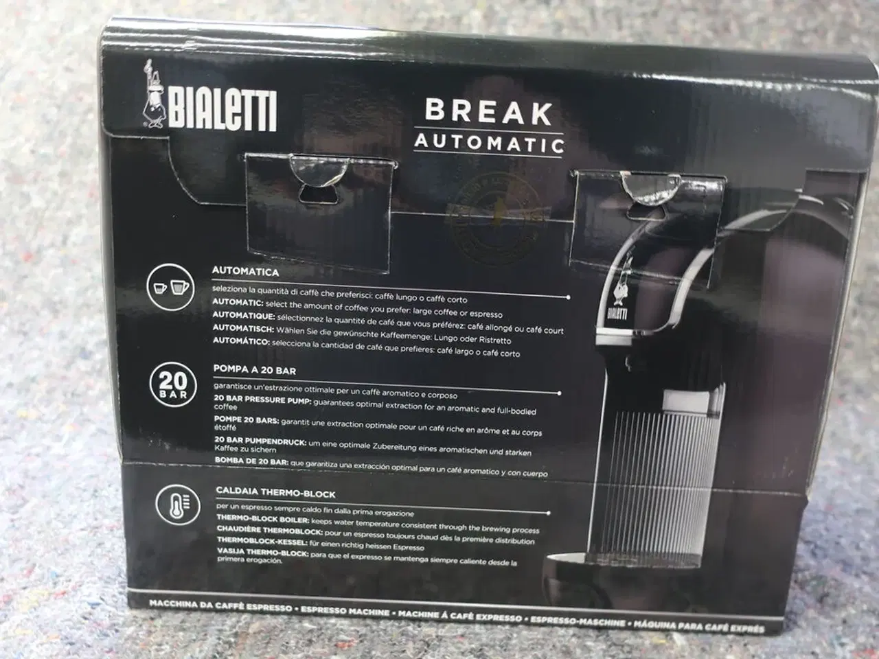 Billede 2 - Kapsel espresso kaffemaskine BIALETTI BREAK AUTOMATIC