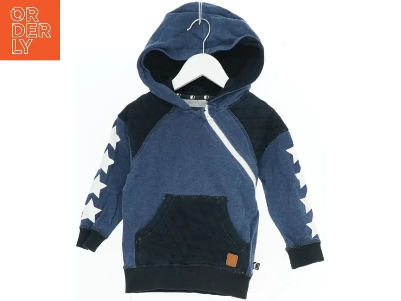 Billede 1 - Blå hættetrøje med stjerner fra Kools (str. 104)